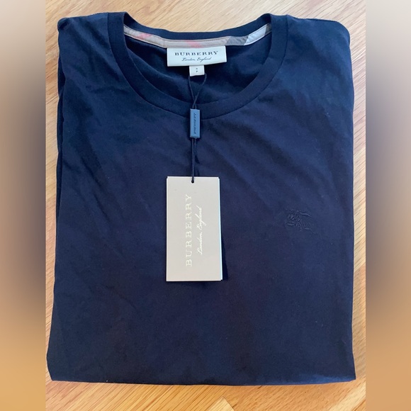 Burberry Classic Black Tee for Men - Picture 1 of 5